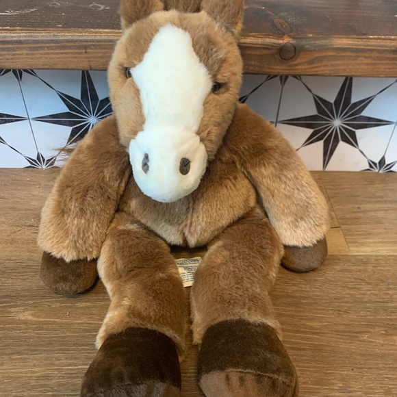 Plush Brown Horse Toy - Picture 1 of 8